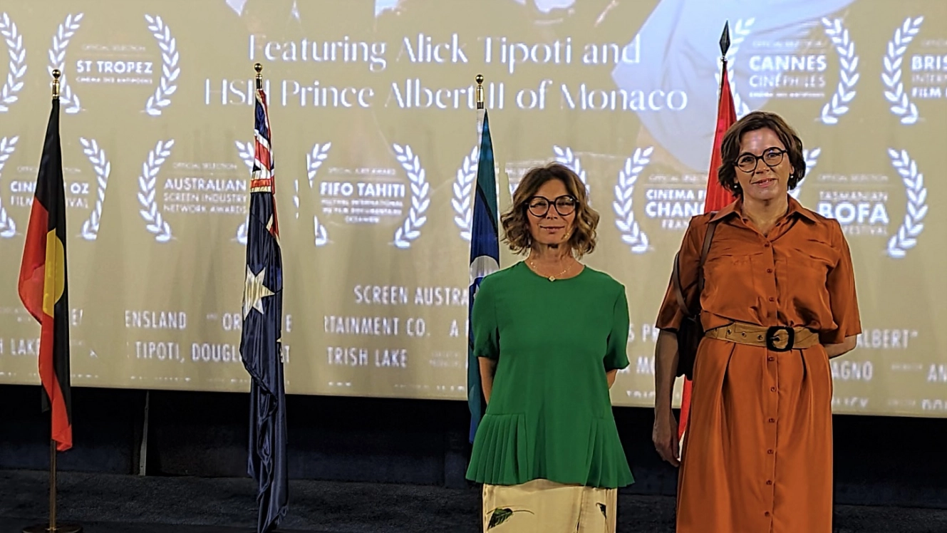 Projection du documentaire Alick et Albert Badu Island to Monaco two Worlds one Ocean à Madrid DR