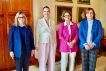 La Embajadora de Mónaco en España en visita a Palma de Mallorca